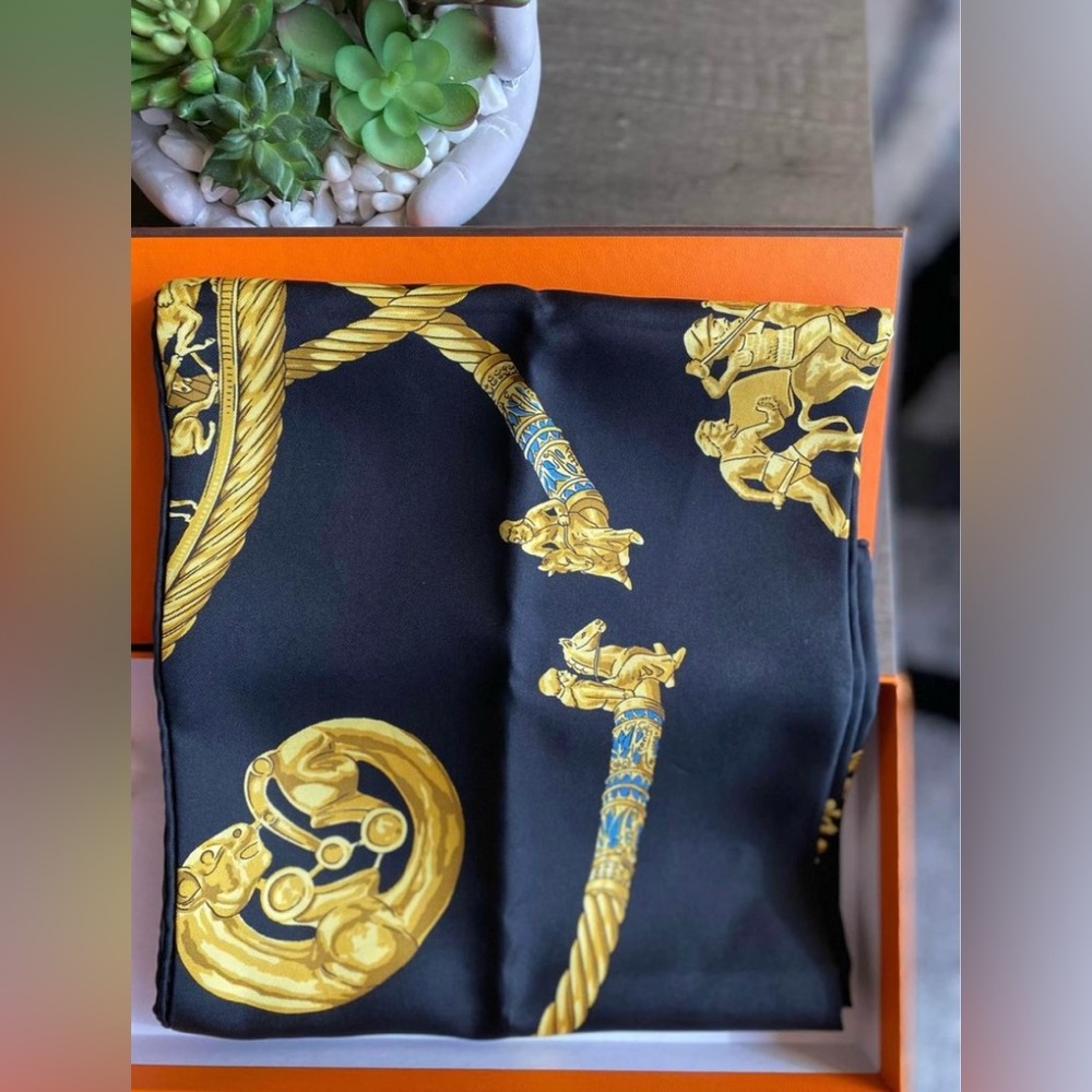 Hermes Silk Scarf